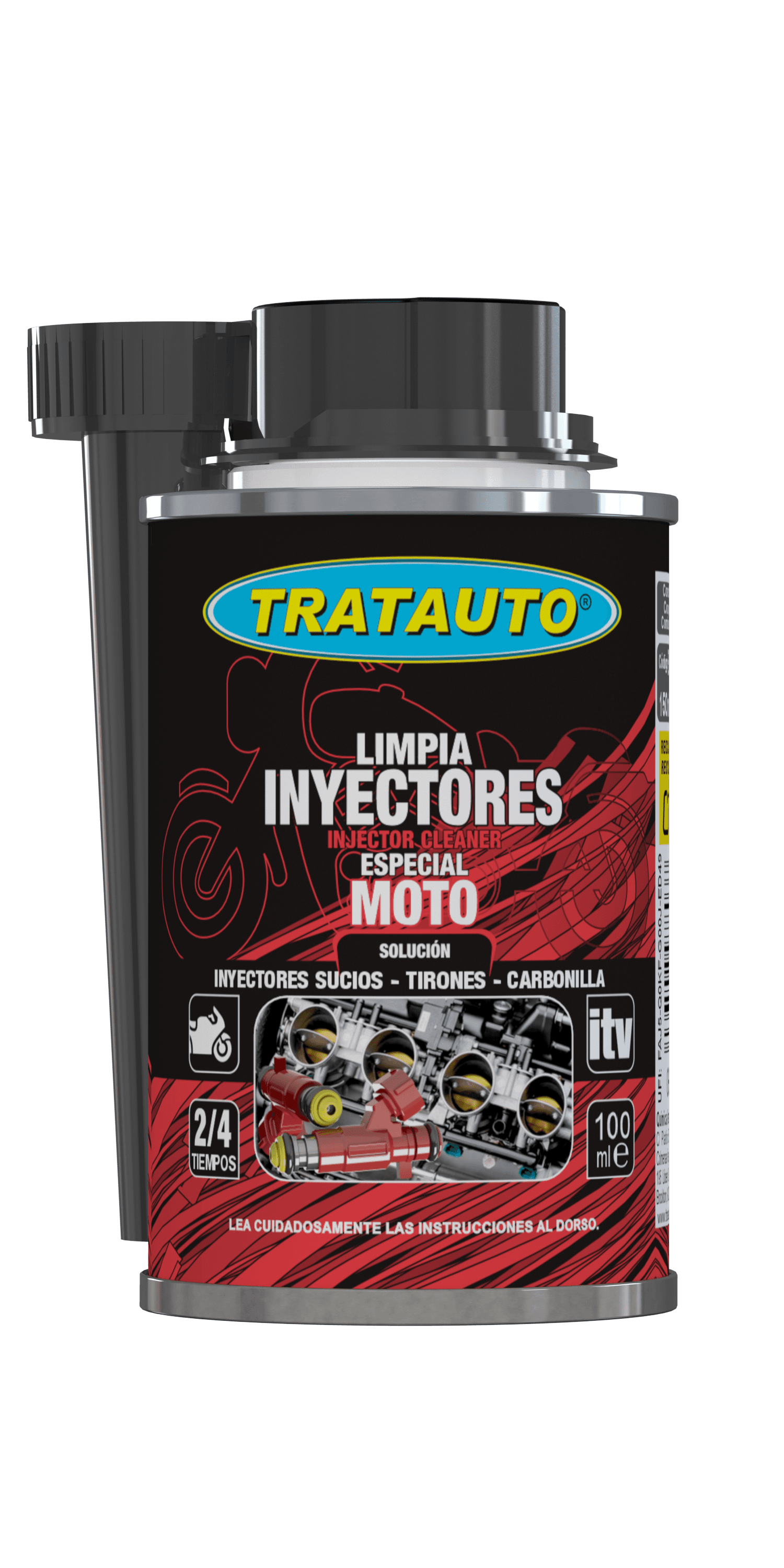 LIMPADOR DE INJETORES DE COMBUSTÍVEL PARA MOTOCICLOS – 2T / 4T
