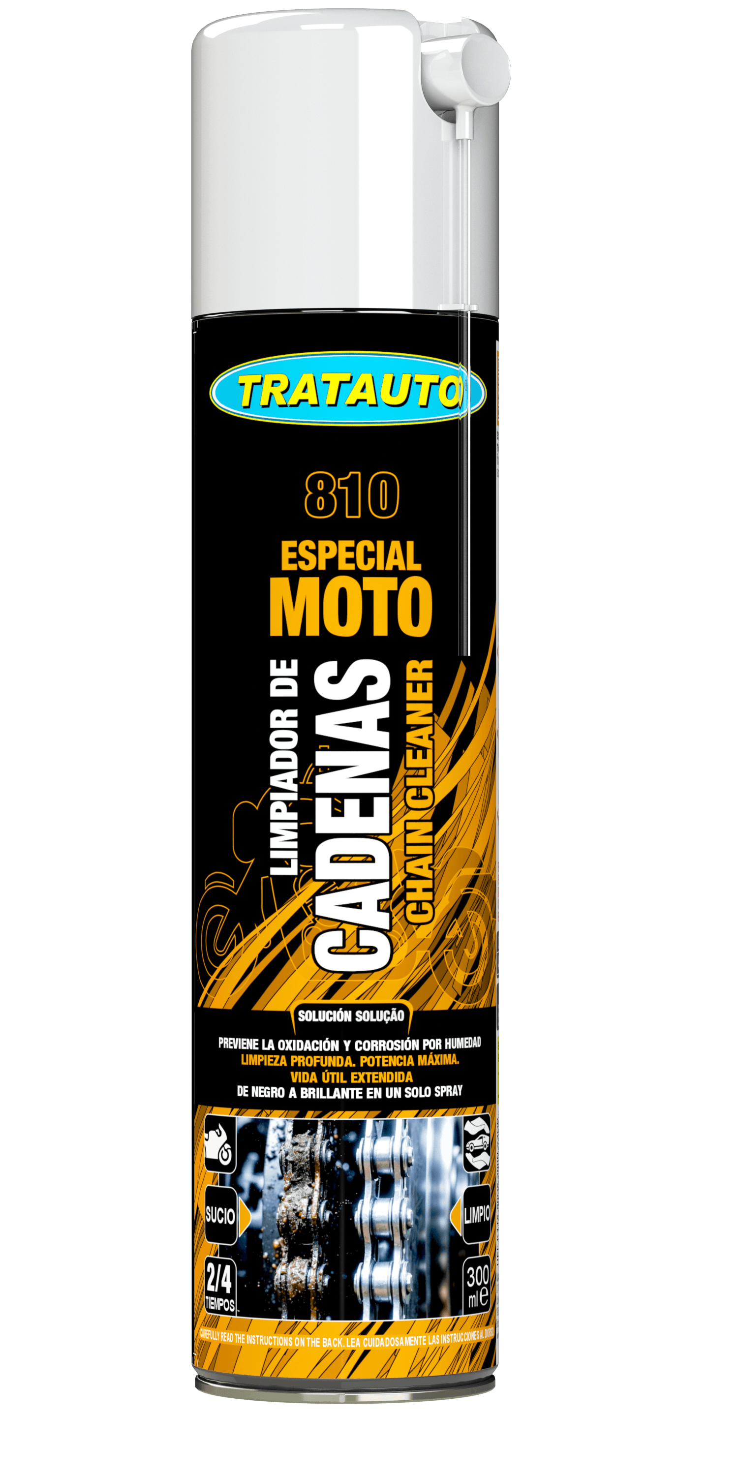 NETTOYANT CHAÎNE POUR MOTOS - Image 1