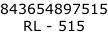 843654897515 RL - 515