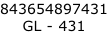 843654897431 GL - 431