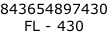 843654897430 FL - 430